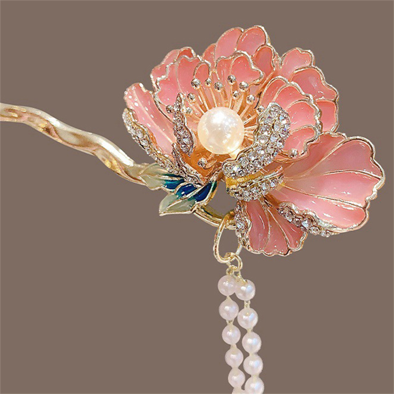 دبابيس شعر على شكل حرف U بتصمي - مراجعة Hanbok Hair Pin وسعره