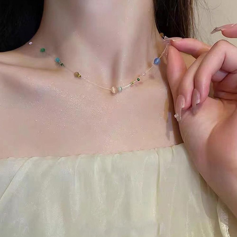 قلادة عصرية من السبائك على الط - مراجعة Korean Girl Lifestyle وسعره