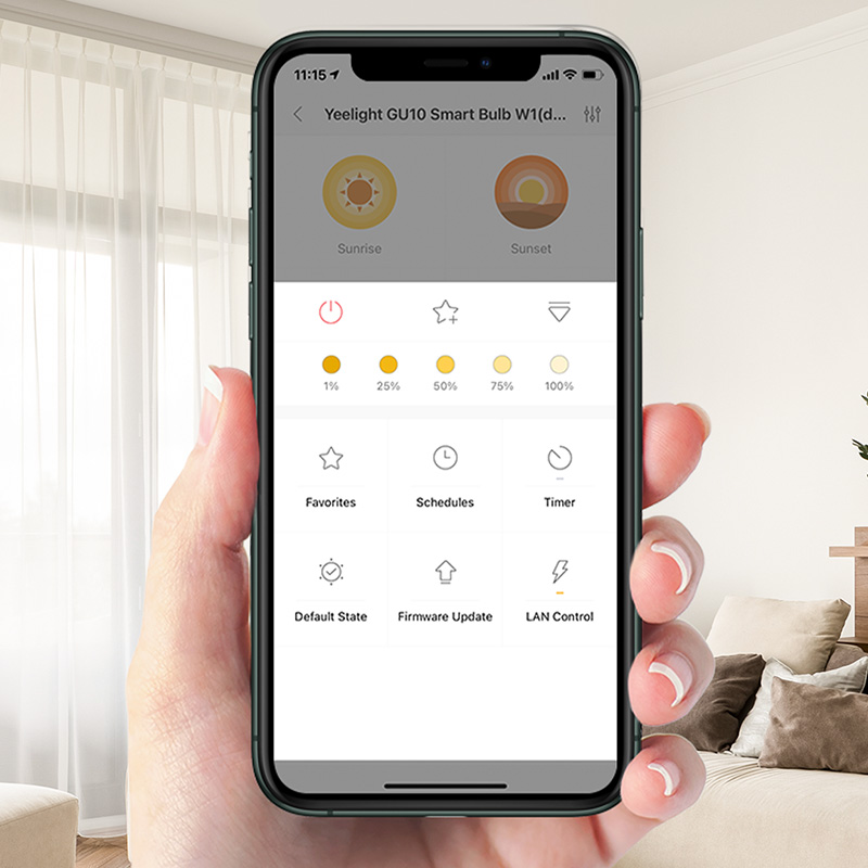 لمبة LED ذكية Yeelight GU10 W1 - مراجعة Yeelight Light Smart Bulb وسعره