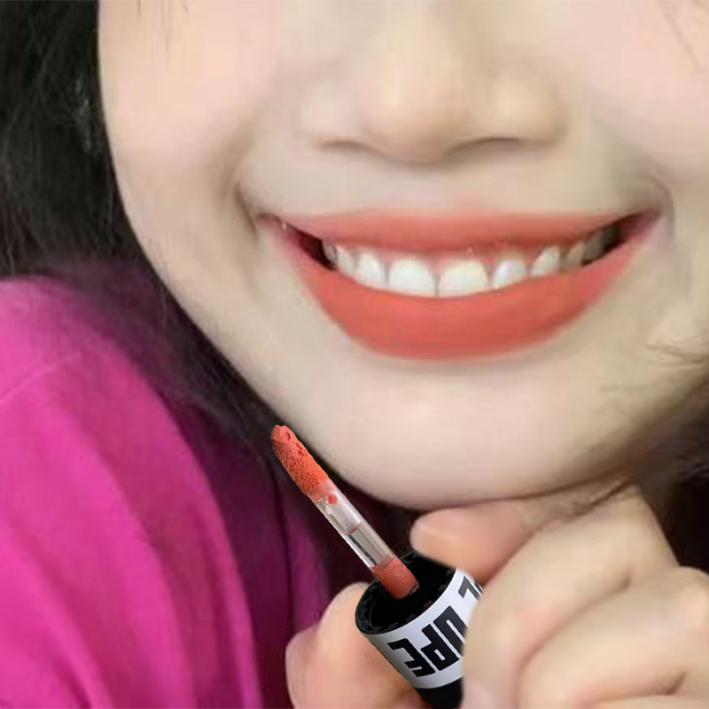 1 قطعة ملمع شفاه مخملي أحمر ور - مراجعة Lip Tint Korean وسعره