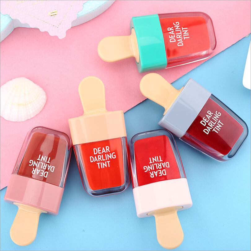 جميل الآيس كريم شكل ملمع الشفا - مراجعة Lip Tint Korean وسعره