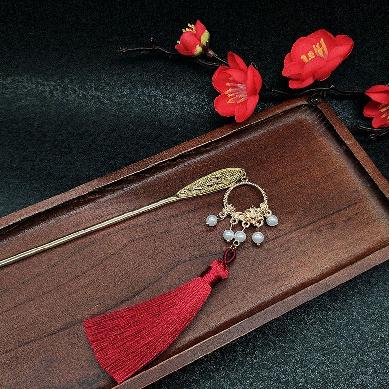 دبوس شعر على شكل زهرة اللوتس ب - مراجعة Hanbok Hair Pin وسعره
